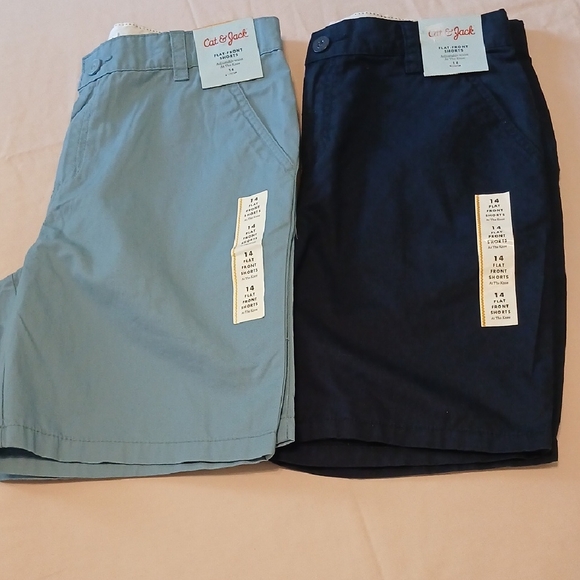 Cat & Jack Other - Cat & Jack Boys Light Blue and Dark Blue Shorts(2)pairs